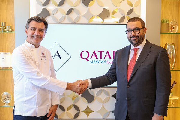 Qatar Airways partners with Michelin-lauded chef Yannick Alleno