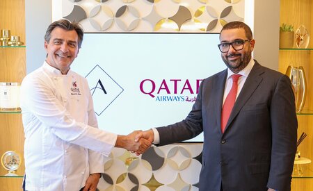 Qatar Airways partners with Michelin-lauded chef Yannick Alleno