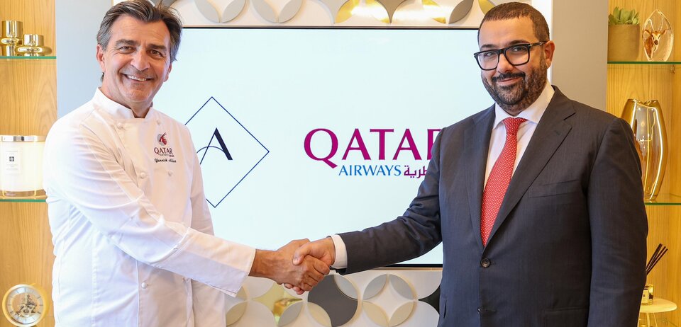 Qatar Airways partners with Michelin-lauded chef Yannick Alleno