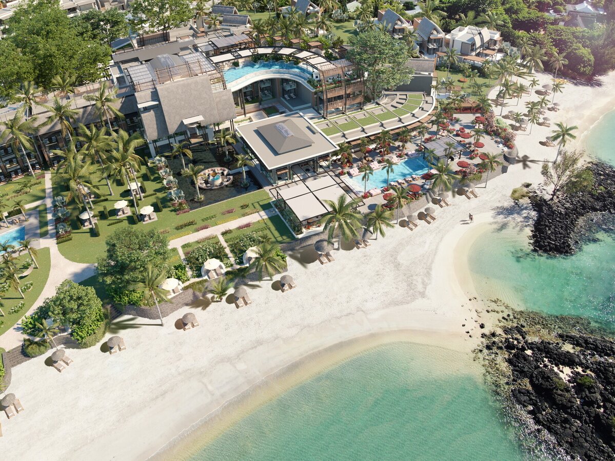 LUX Grand Baie Aerial View