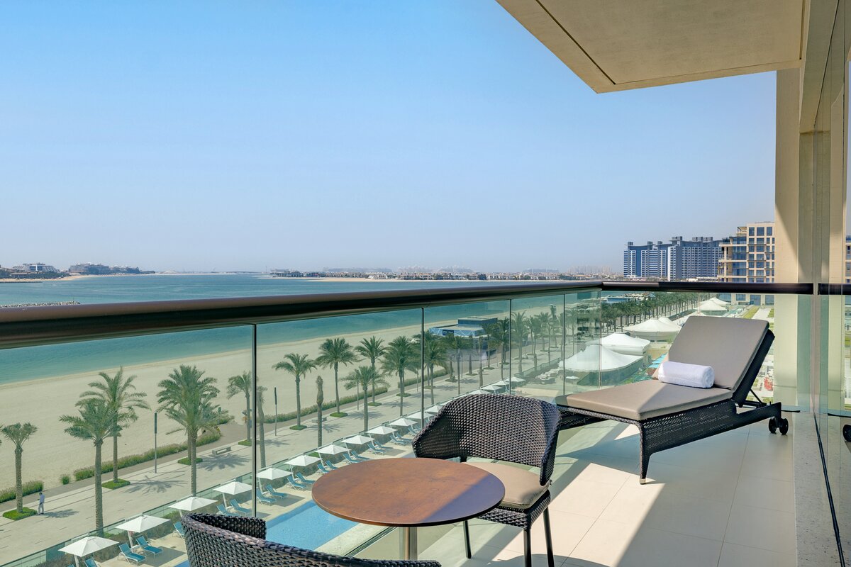 Hilton Dubai Palm Jumeirah, Deluxe one bedroom suite