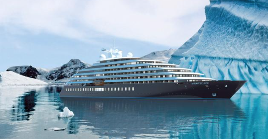 اليخت الفاخر "سينيك إكليبس" يعلن عن رحلات جديدة في القارة القطبية الجنوبية