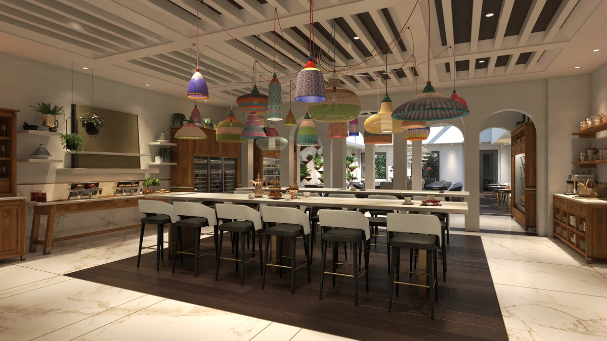 Fairmont Tazi Palace Tangier, buffet restaurant