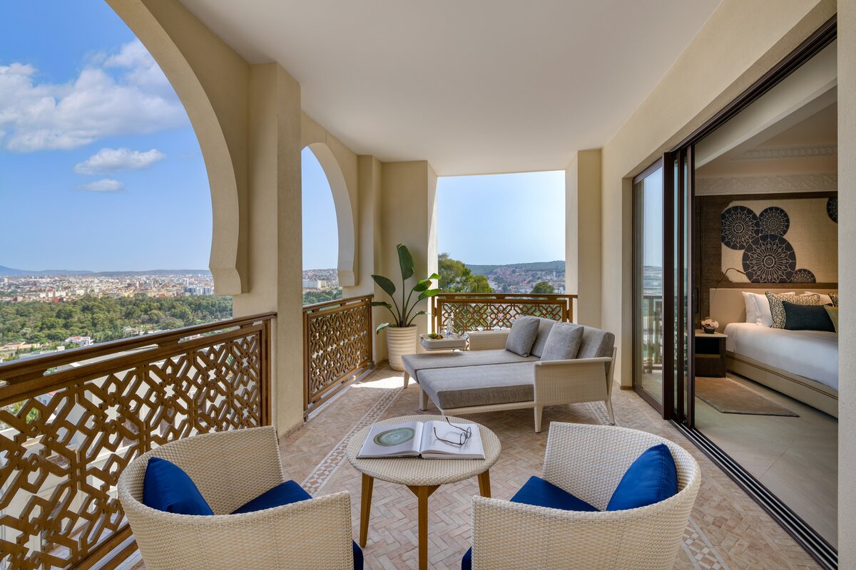 Fairmont Tazi Palace Tangier, Junior Suite balcony
