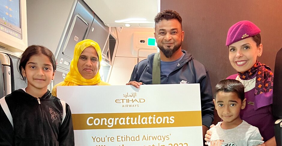 Etihad gifts 10 millionth passenger Gold tier membership and free flights