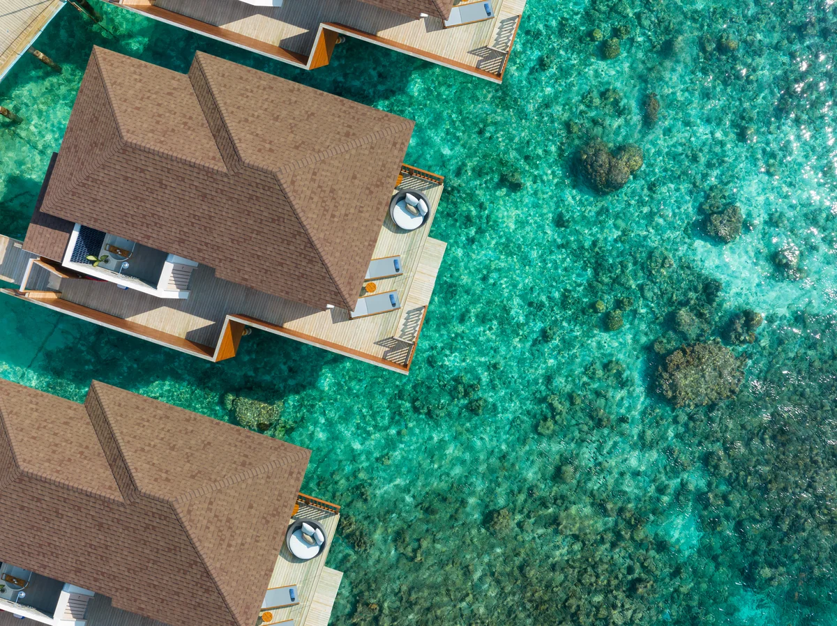 Avani+ Fares Maldives Resort, Over water pool villa