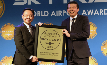 مطار شانغي في سنغافورة يحصل على جائزة أفضل مطار في العالم من قبل سكاي تراكس