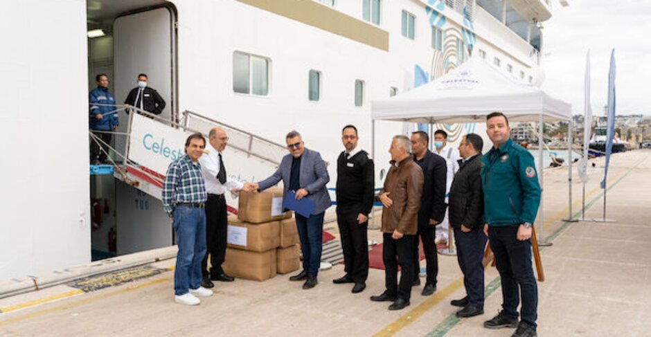 شركة الرحلات البحرية اليونانية سيليستيال تدعم جهود إغاثة زلزال تركيا