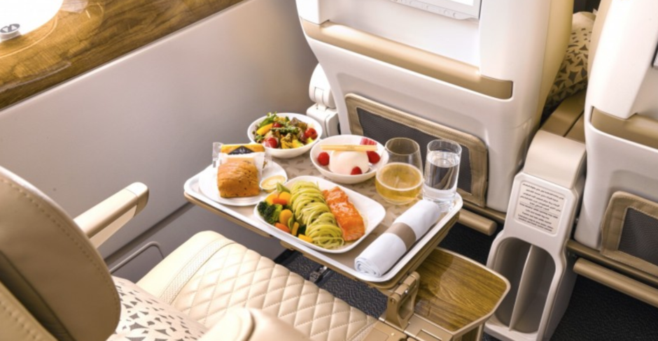 Emirates airline adds bubbly to Premium Economy offering