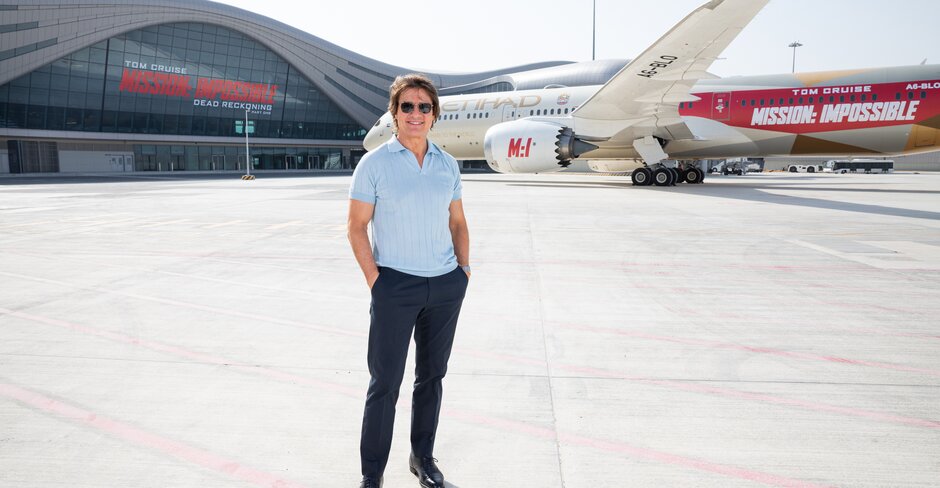 Tom Cruise arrives on first flight into Abu Dhabi International’s new Midfield Terminal
