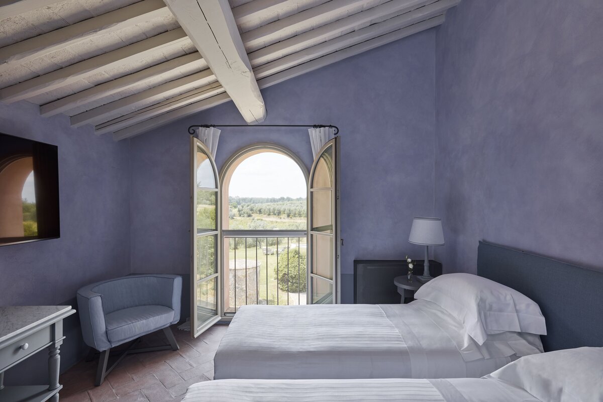COMO Castello Del Nero’s Podere San Filippo, Tuscany, La Querce Apartment Twin Room