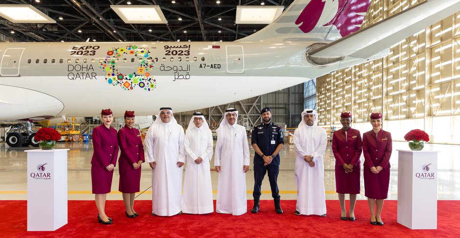 Qatar Airways promotes Expo 2023 Doha with new livery