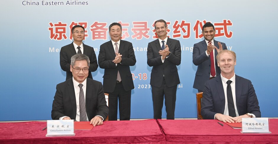 Etihad Airways and China Eastern Airlines to expand partnership