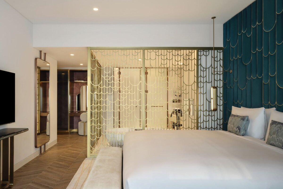 So/ Uptown Dubai, UAE, VIP Suite Master bedroom