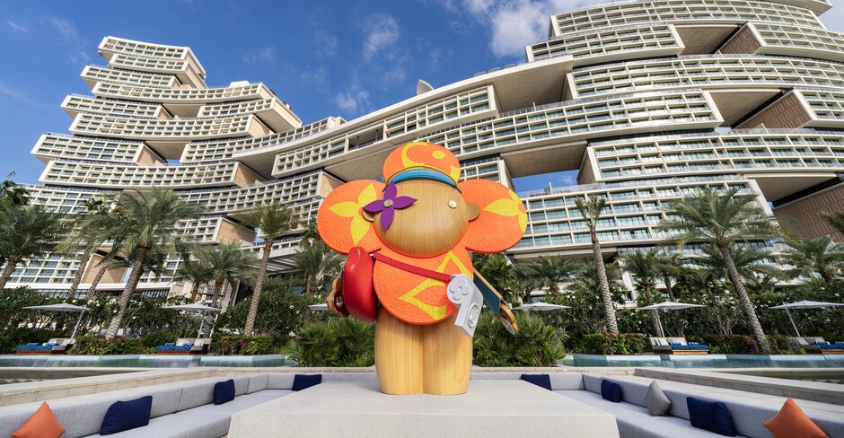 Louis Vuitton’s mascot arrives at Dubai's Atlantis The Royal hotel
